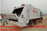 New JAC 4*2 new garbage compactor bin lifter rubbish truck 5cbm capacity