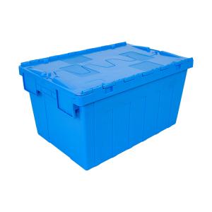 Wholesale Customized Logo 600x400x315mm Plastic Moving Crate Tote Box for Transport and Storage from china suppliers