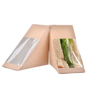 Wholesale Pyramid Shaped Popcorn Chicken Box , Disposable Paper Box For Sanwhiches from china suppliers