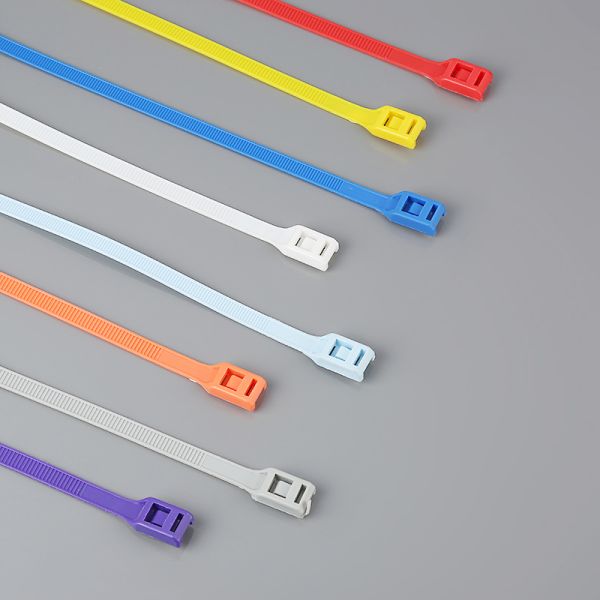Reliable Colour Cable Ties CE ROHS Releasable For Children Entertainments