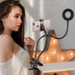 DC 5V Adjustable Led Beauty Light Flexible Live Stream Holder Clip 6W 24 USB