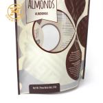 PET NY Visual Window Plastic Bags With Zipper Nuts Almond Dry Fruit Packaging