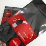 k Printed Plastic Bags Clear Window Underwear Packaging Black Doy Pack For Socks