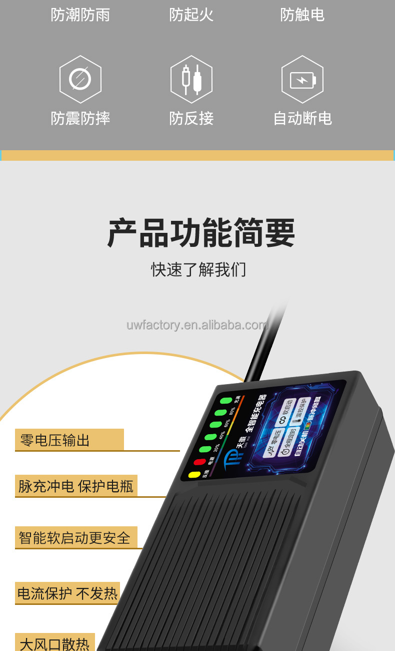 42v 2a 54.6v 2a 67.2v 2a 3a 5a 6a 8a li ion lithium battery charger for your customer requirements 12v 24v 36V 48V 60V 72v