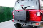Aluminum Alloy Tail Gate Storage Box Spare Wheel Replacement for Jeep Wrangler