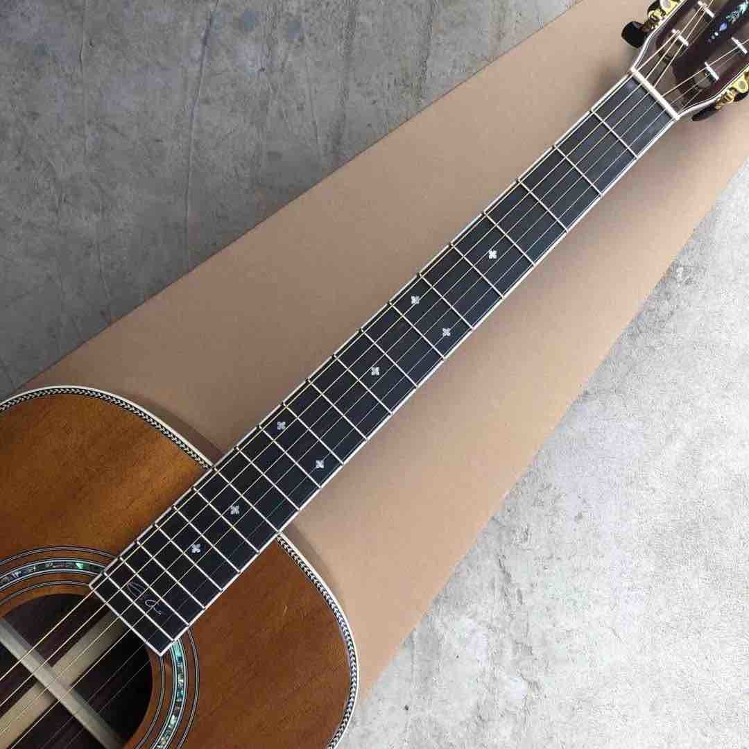 OM42s acoustic guitar OM-42 acoustic electric guitar round OM body classic acoustic guitar solid spruce cedar top guitar