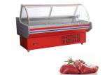 Butchery Curved Glass Deli Food And Packed Meat Display Case