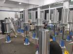 316 Stainless Steel Automatic Retractable Parking Bollards With Reflective