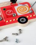 Busy Board Screw Bolt Set Toys For Kids Workbench Wooden Toys Montessori