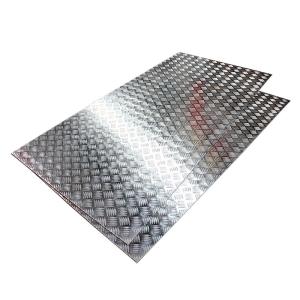 Wholesale Anti Slip Plastic Checkered Aluminum Sheets 5005 5052 5754 H32 2.5mm Chequered Plate from china suppliers