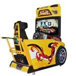Speed Car Racing Arcade Machine Metal Material High Resolution With 42 " LCD