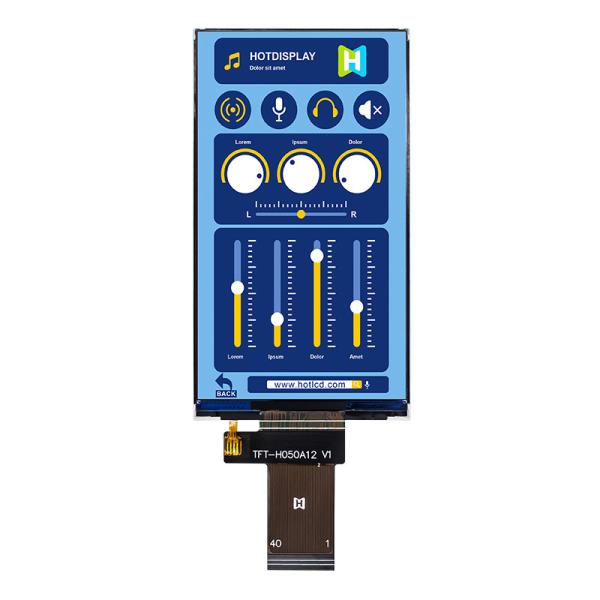 5.0 Inch IPS 480x854 Wide Temperature TFT Display Panel ST7701S For Industrial