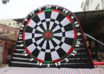 Giant Inflatable Soccer Dart Board CE / UL Air Blower For Outdoor Play