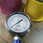 SG1 Industrial Pressure Gauge 2.5% FS 316 SS Brass Wetted Parts Dual PSI Bar 100