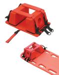 Emergency Rescue Red NBR Head Immobilizer for Stretcher Durable Device