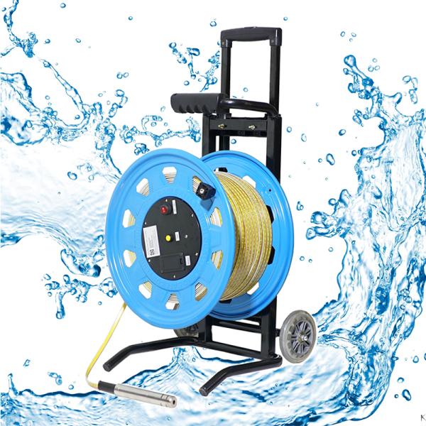 Portable Digital Water level Meter Deep Water Well Level Meter Wells Tank Level Detector for Water Well Tank with alarm