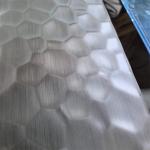 Frosted Brushed Figured Textured Tempered Art Glass Brushed Acid Etched Glass