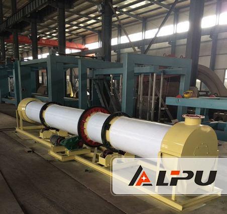 Quality Organic Fertilizer Drying Production Line For Poultry Manure / Straw Agricultural Wastes for sale