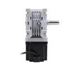 86mm Nema 34 High Torque Worm Gearbox Reducer Stepper Motor With 5-100 1