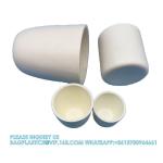 Alumina Al2o3 Ceramic Crucible High Alumina Material Glass Melting Crucible For