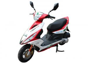China Plastic Body Gas Motor Scooter , Moped Scooters For Adults 80km/h Max Speed on sale