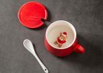 Single Layer 3D 350CC Christmas Pottery Mugs