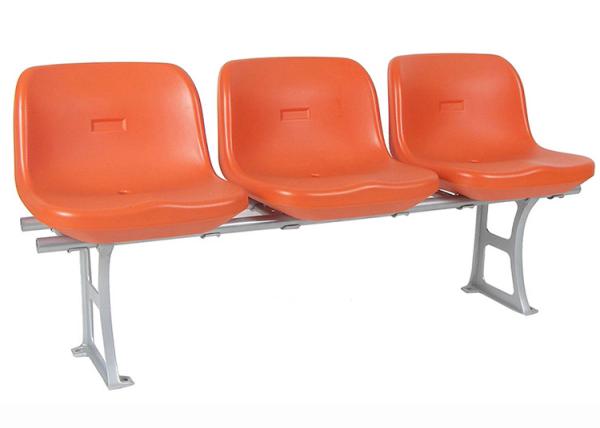 Burgeon Floor Mounted Plastic Stadium Seat / Fixed Stadium Seating with