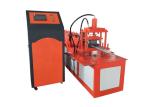 Galvanized Iron Shutter Door Roll Forming Machine , Orange Color Door Frame