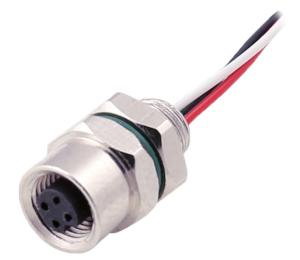 Wholesale Waterproof M5 Circular Connector 4 Pin Panel Mount Rear Solder Type from china suppliers