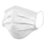 Anti Dust Non Woven Face Mask White Ear Loop Disposable Surgical Mask