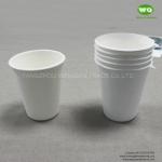 7oz White 100% Nature Plant Fiber Drinking Cup,9oz Bleached Composatable