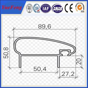 Wholesale standard aluminium alloy shell profile manufacturer, OEM aluminium profile for handrail from china suppliers