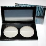 2 Pans Diam 59MM Contour Highlight Palette With Outer Shiny Silver Paper