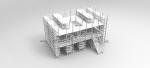 Shelving Mezzanine Floors Light Duty Capacity 450LBS / 200kg Per Shelf