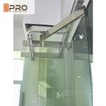 Frameless Modern Office Partitions Clear Color 5/8/12MM Glass Thickness