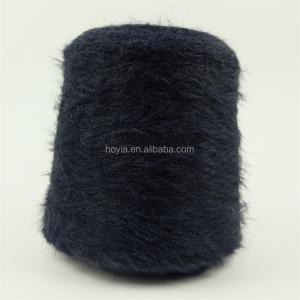 China Knitting Long Hair Ping Pong Yarn Weaving Fur Fabric on sale