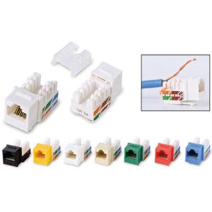 China Network Module UTP CAT5E RJ45 90 Degree Keystone Jack Modular on sale