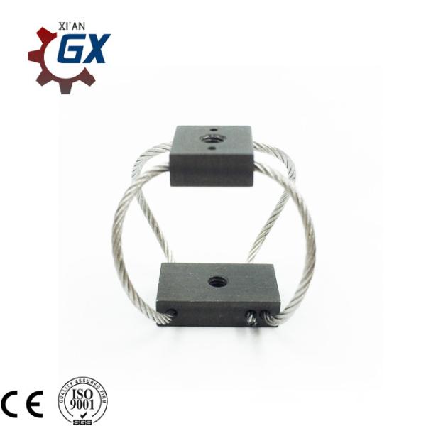Compact wire rope isolators stabilize your UAV video camera wire damper