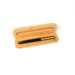 luxury customized wooden pen with laser bamboo box for gift