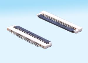 Wholesale 4-60 Pins Electrical Cable Connectors 0.5mm Pitch LCP/ Phosphor Bronze Application from china suppliers