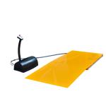 Low Profile Hydraulic Lift Tables With Ramp Hand Pallet Truck 600kg 1450x1140mm
