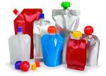 Customize Stand Up Spout Pouch Packaging , Food Grade 10 Colors Liquid Pouch