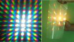 1.0mm Lense 3D Fireworks Glasses / Plastic Diffraction Glasses
