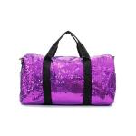 Beautiful Silver Sequin Tote Bag , Sequin Duffle Bag For Lady OEM / ODM