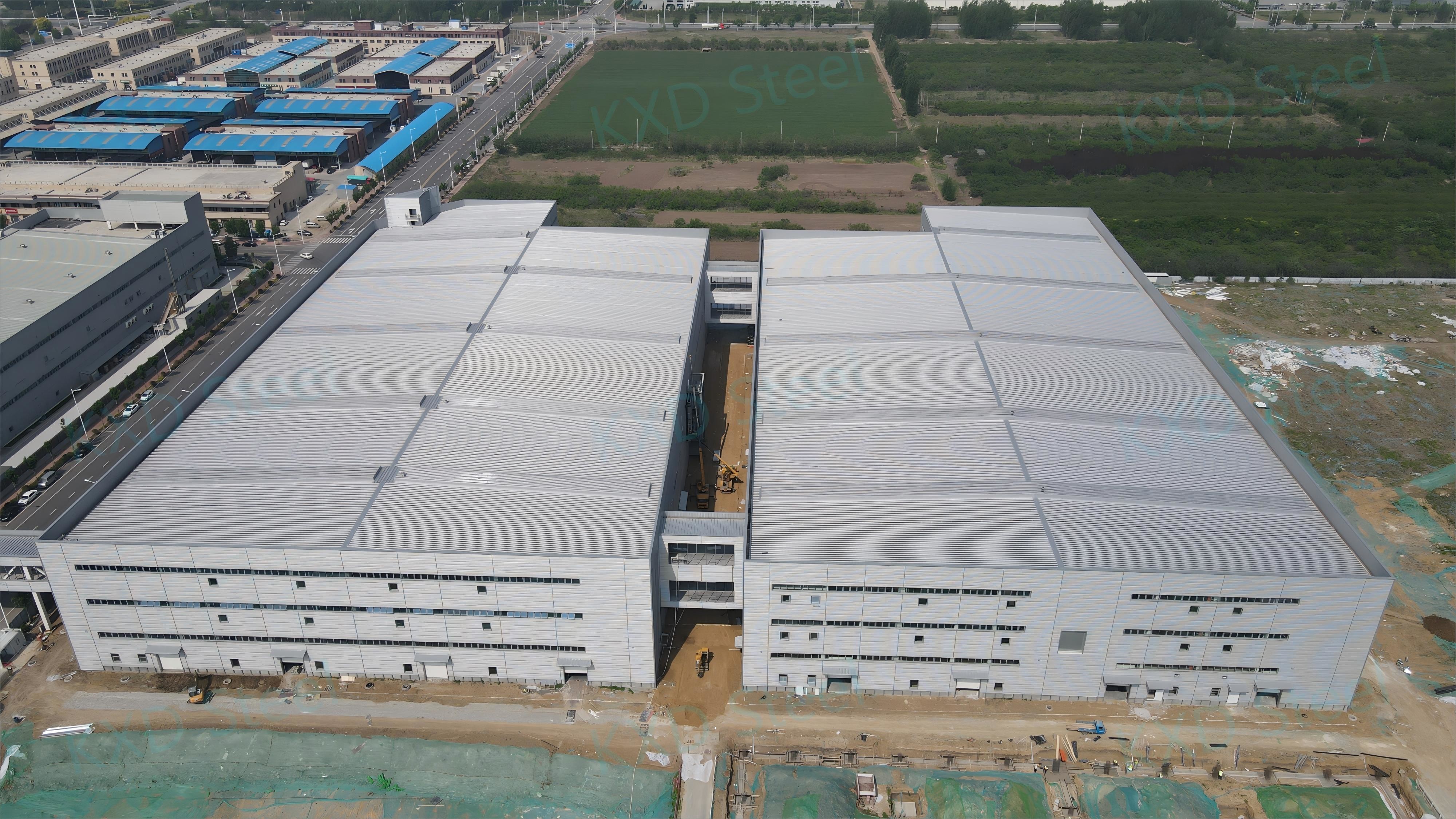 High Strength Steel Structure Frame Warehouse Steel Industrial Buildings Q235B Q355B