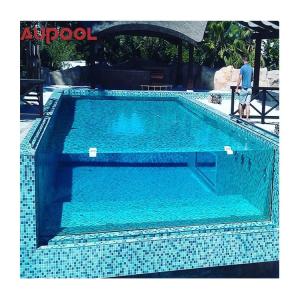 Wholesale 30-300mm Thickness Clear Acrylic Swimming Pool Aupool Custom Size for Family Fun from china suppliers
