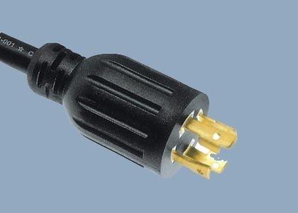 UL CUL CSA Heavy Duty 3 prong 30A 125V 250V NEMA L14-30P Twist Lock Locking