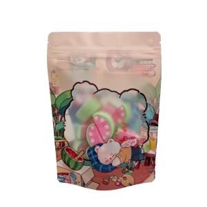 Wholesale Plastic Laminated Films Zipper Top Custom Packaging Stand Up Pouches With Matte Window from china suppliers