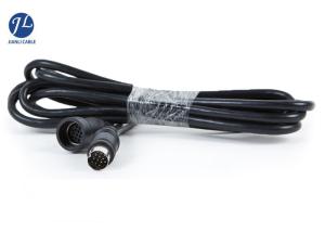 Wholesale Vehicle Camera 13 Pin Din Cable Video Custom Cable Assembly , Single Shielding from china suppliers