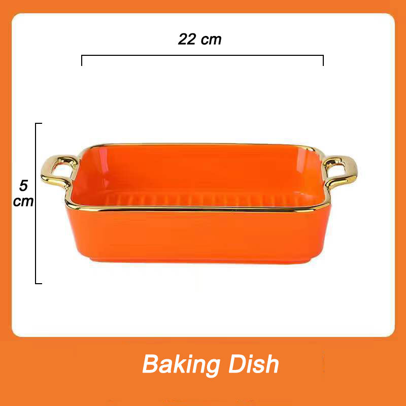 Double Wall Insulated Colorful Ceramic Dinner Plates Nordic Style For Cooking Kitchen